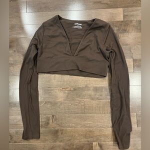 garage cropped longsleeve seamless shirt